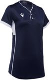 Macron Jersey softball inning marine/Blanc XXS