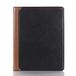 DMaos iPad Pro 12.9" 4e/3e generatie 2020/2018 hoesje met potloodhouder, Vintage Boek Premium Graded Lederen Stand Folio Smart Cover, Auto Sleep/Wake, Document Kaarthouder - Zwart