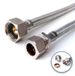 Solidchoice - Tuyau de raccordement flexible 15mm x 1/2'' pour robinets de cuisine