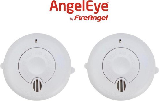 Angel Eye Duoset - Draadloze Rookmelder - 10 Jaar batterij - Brand / Rook melder - Brandalarm - Lithium