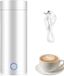 Autocuiseur électrique 3-en-1, 400 ml, compact, acier inoxydable, bouilloire rapide avec arrêt automatique