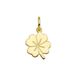 Lucardi Dames 14 Karaat geelgouden hanger klaver