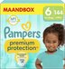 Pampers Premium Protection Maat 6 - 144 Luiers - Maandbox