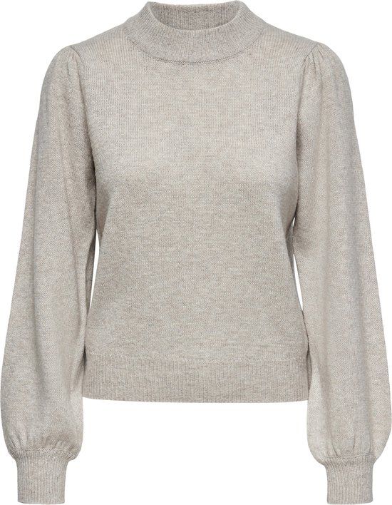 JDY JDYRUE L/S PULLOVER KNT Dames Trui - Maat M - Grijs