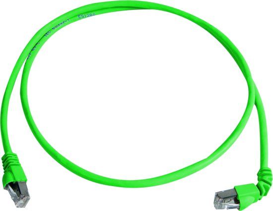 Telegärtner 100008288 RJ45 Netwerkkabel, patchkabel CAT 6A S/FTP 2.00 m Groen