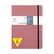 Clairefontaine Age Bag Set van 5 Genaaide Elastische Notitieboeken My.Essential Oudroze, A5 14,8x21 cm, 192 Pagina's Ruitjes, Ivoor Papier 90 g