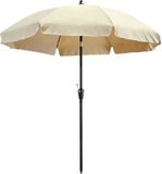 Madison - Parasol Lanzarote Round Ecru - 250cm - Beige