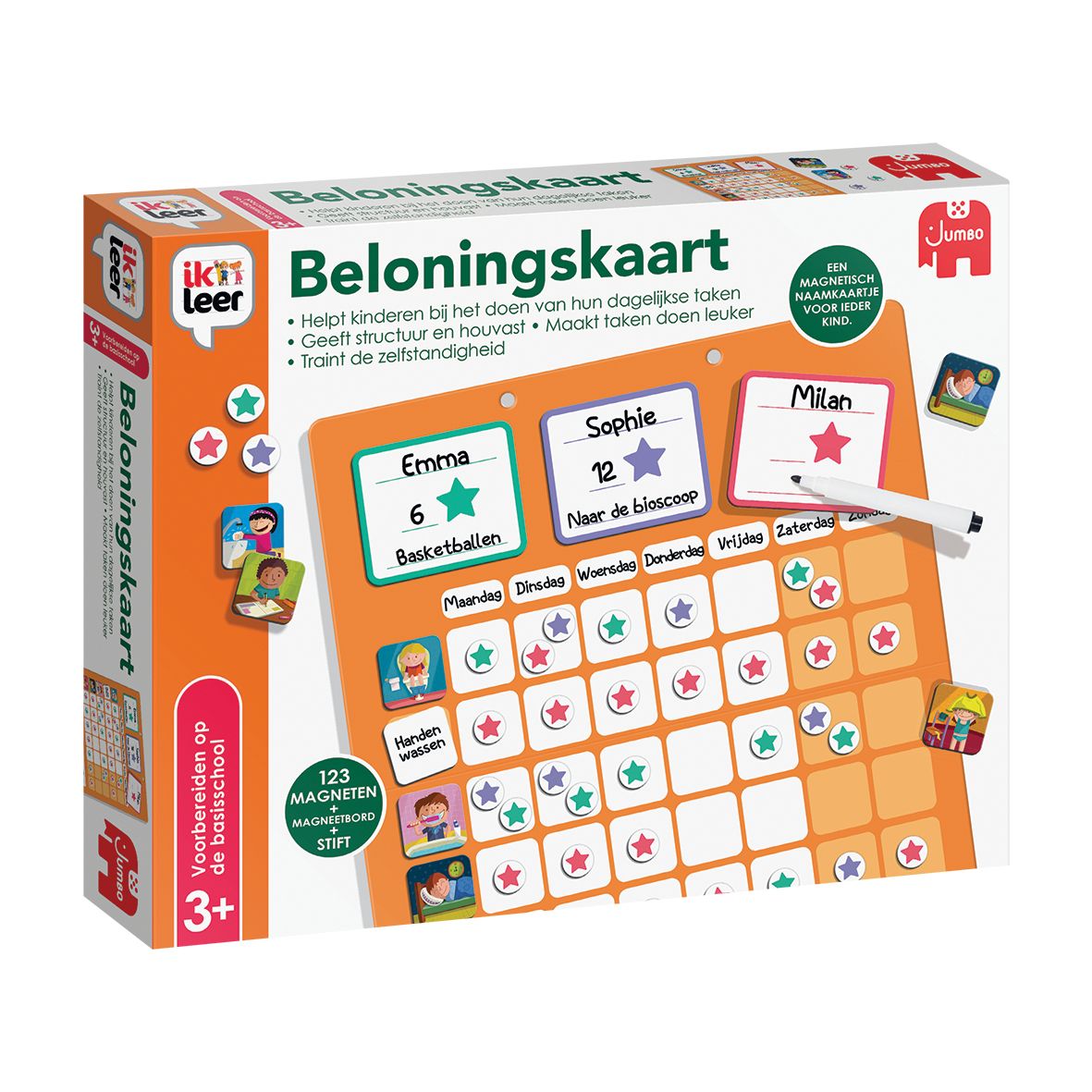 Ik Leer Beloningskaart - Educatief Spel - 3+ jaar
