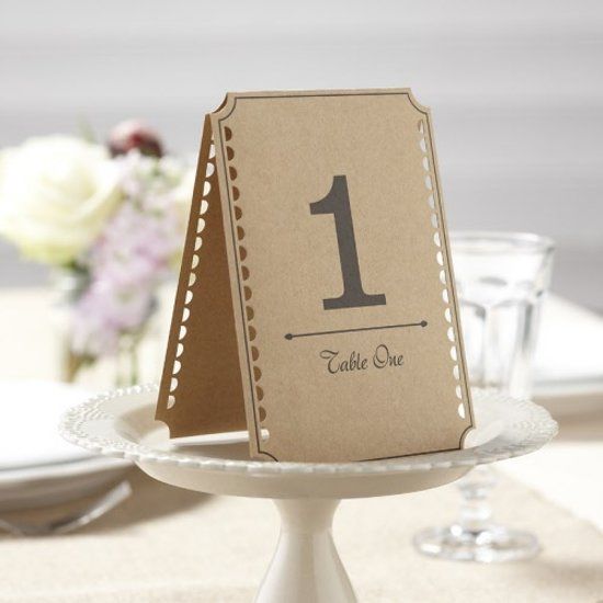 Ginger Ray Tafelnummer Vintage