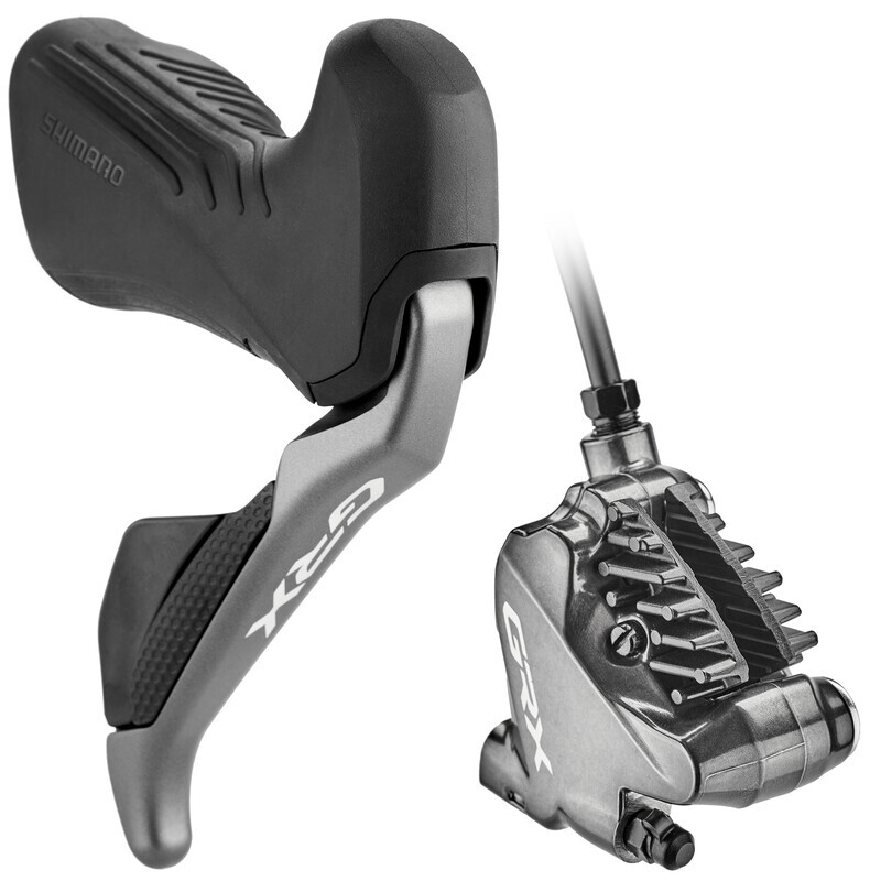 Shimano GRX Di2 ST-RX815/BR-RX810 Schijfrem Achterwiel, black/grey