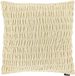 Unique Living Coussin Marjo - Velvet - Crème - 45x45 cm