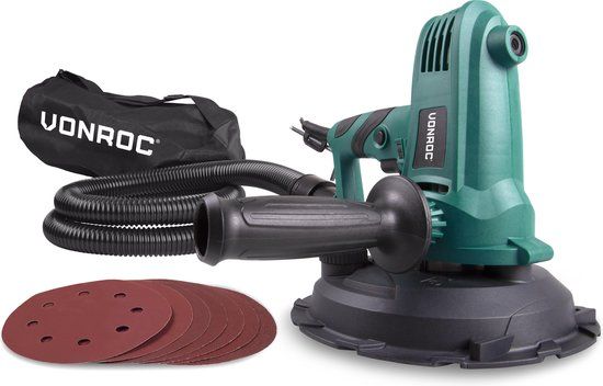 VONROC Excentrische Schuurmachine 750W - 180mm - Incl. slang en stofopvangzak