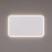HIPP Design Spiegel met Afgeronde Hoeken LED Verlichting Rondom 100 x 70 x 3 cm met Spiegelverwarming Kleurenwissel Touch Dimmer