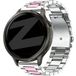 Bracelet Bandz acier 'Classic' Garmin Forerunner 245 (argenté/rose)