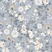 Shenzhen Haorui Industrial Technology Co., Ltd. Papier peint bleu fleurs aquarelle 44 x 300 cm