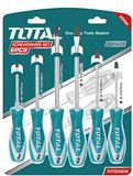 TOTAL - Set van 6 schroevendraaiers met magnetische punten