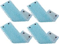 Leifheit Clean Twist M / Combi Clean M vloerwisser vervangingsdoek met drukknoppen – super soft – 33 cm / set van 4