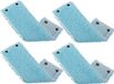 Leifheit Clean Twist M / Combi Clean M vloerwisser vervangingsdoek met drukknoppen – super soft – 33 cm / set van 4