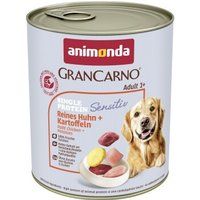 animonda GranCarno Sensitiv Adult Kip en aardappel 12x800 g