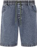Jan Vanderstorm heren Denim Short - 64 - blauw - Plus Size