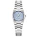Jacques du Manoir Horizon Ladies 25mm Dameshorloge Zilverkleurig Blauw JWL05602