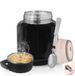 Unyqoos® Thermocontainer en acier inoxydable avec cuillère pour aliments chauds et froids, 900 ml