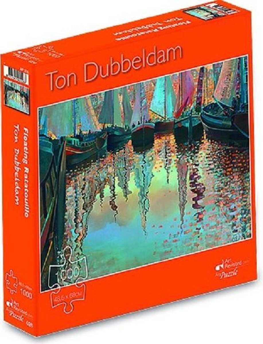 Ton dubbeldam Puzzel 1000 stukjes - Floating Ratatouille -