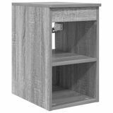 vidaXL Badkamerkast Tussenin Grijs Sonoma 30 x 35 x 50 cm Bewerkt hout