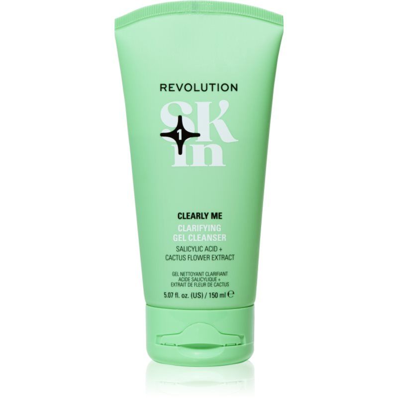 Revolution Skincare Revolution SKin, Clearly Me Clarifying Cleansing Gel, Zuiverende Reinigingsgel voor Onzuivere en Vette Huid, Veganistisch en Dierproefvrij, 150ml