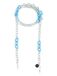 Cheeky Chain Munich Ketting 'Kyoto' lichtblauw / zilver