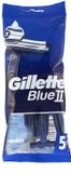 Gillette Blue II Wegwerpscheermesjes - 5 stuks
