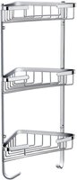 WillieJan Bad Douche rekje HI.413 - 3 Niveau's - Hoekbevestiging - Chroom