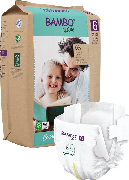Bambo Nature Maat 6 Luiers XXL