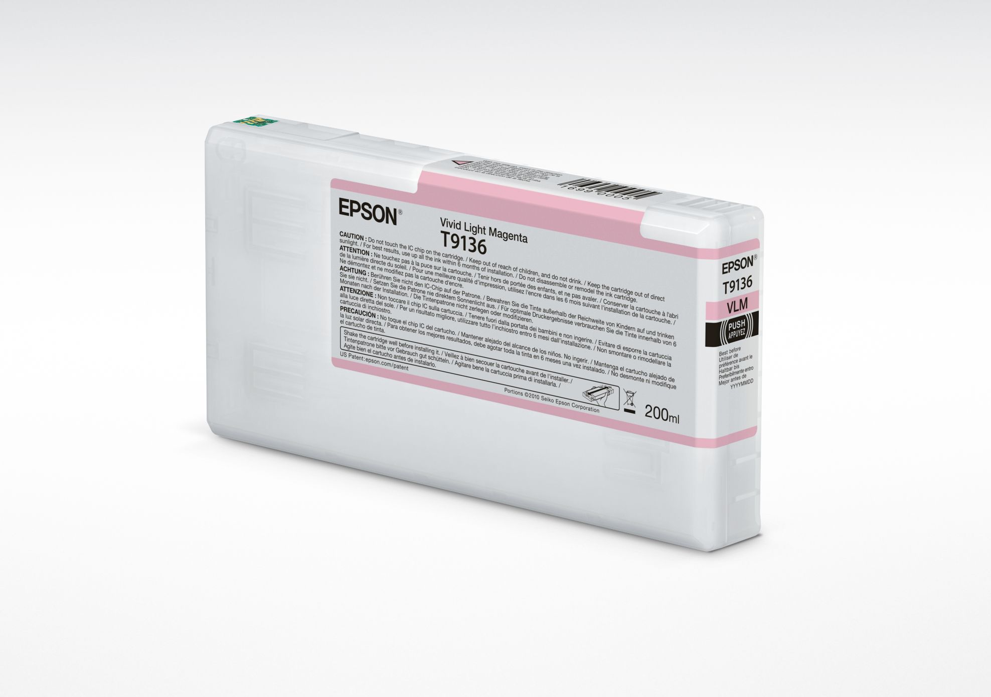 Epson T9136 Vivid Light Magenta Ink Cartridge - 200ml