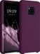 kwmobile telefoonhoesje geschikt voor Huawei Mate 20 Pro - Hoesje met siliconen coating - Smartphone case in bordeaux-violet