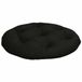 vidaXL Hangstoel Kussen VIANEN 100% Polyester Zwart Ø 50 x 10 cm