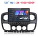 Renault Master III, Opel Movano B, Nissan NV400 (2010-2018) 13.1" Android 15 Autoradio - CarPlay/Android Auto, GPS, DAB+, 6+128GB, SWC