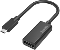 Hama USB-C naar DisplayPort Adapter - Zwart