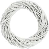 KADAX Decoratieve krans, wit, 20 cm