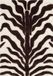 Safavieh Zebra Indoor Handgetuft Vloerkleed, Cambridge Collectie, CAM709, in Ivoor & Bruin, 91 X 152 cm
