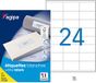 agipa 119006 universele etiketten, 70 x 35 mm, wit, rechthoekig
