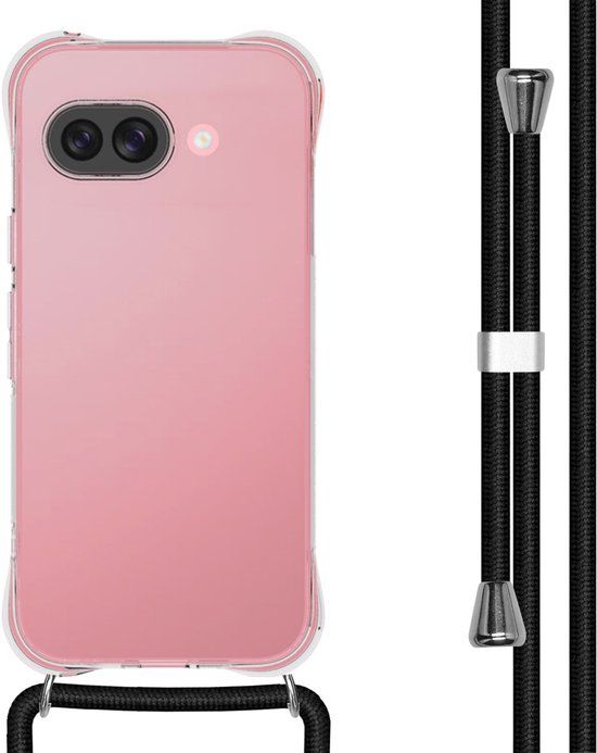imoshion Hoesje - Geschikt voor Google Pixel 9a - Backcover met koord - Zwart