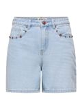 Only Broek Onlphine Hw Deco Dnm Shorts Mae 15375264 Light Blue Denim Dames Maat - XS