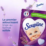 SOUPLINE Heart Lavender Fields Wasverzachtertabletten, Geur Huislinnen, Onweerstaanbare zachtheid en geur, Soupline Wasverzachter, Hartverzachter 28 tabletten = 28 wasbeurten