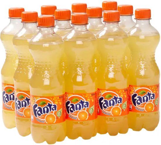 Fanta Orange - Frisdrank - 12 x 500ml - Sinas - Statiegeld fles