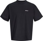 Jack & Jones T-shirt met logo op de achterkant, ronde hals, korte mouwen, 100% katoen, maat M, zwart