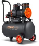 VEVOR 1800w Stille Compressor Luchtcompressor Fluistercompressor Olievrije Compressor 35l 70db