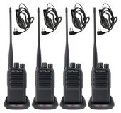 Freenet Talkie-walkie set Freenet Pmr446 - 2 paar - 16 Pmr- en 6 Freenet-kanalen - Oplaadbaar noir