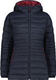 CMP Lange gewatteerde jas met rits en capuchon Sorona Aura voor dames, antraciet, 3XL