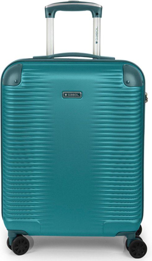 Gabol Balance XP 4 wielen Cabinewagen S 55 cm met uitbreidingsplooi - Harde bagage - TSA slot - türkis